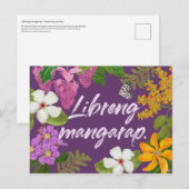 "Libreng mangarap" Filipino Motivatie Briefkaart (Voorkant / Achterkant)