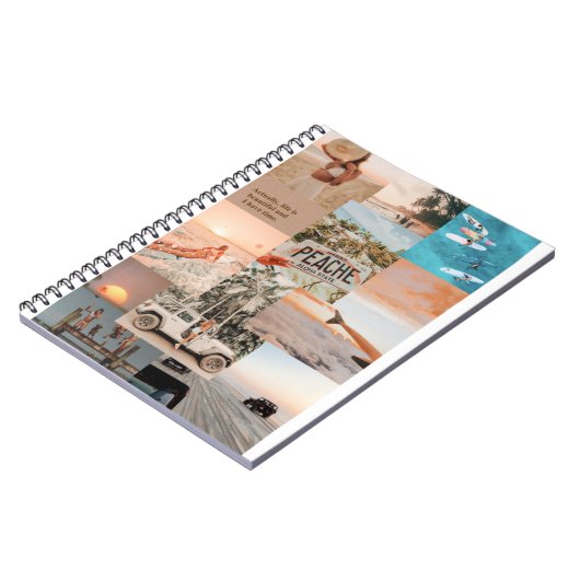 Libreta aesthetic summer vibes collage notitieboek (Linkerzijde)