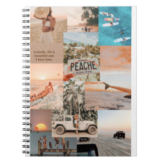 Libreta aesthetic summer vibes collage notitieboek