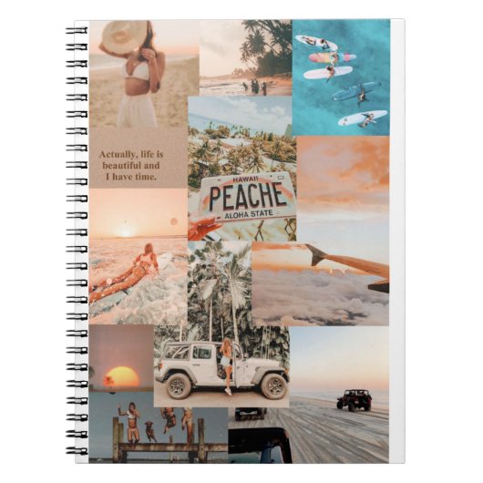 Libreta aesthetic summer vibes collage notitieboek (Voorkant)