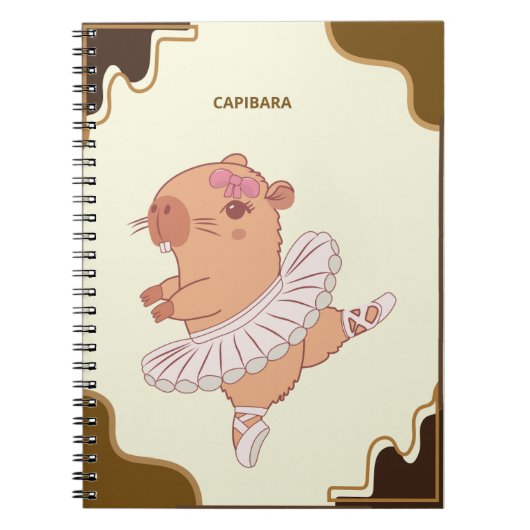 "Libreta Capibara – Diseño Adorable y Único" Notitieboek (Voorkant)