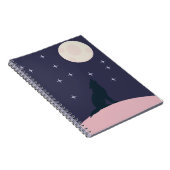 libreta con diseño lobo notitieboek (Rechterzijde)