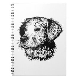 Libreta Con Espial de Perro Notitieboek