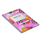 Libreta con espiral, coloridad, editable notitieboek (Rechterzijde)