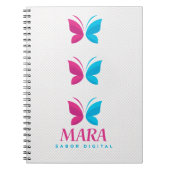 Libreta con Espiral “Mara” – Diseño Digital Modern Notitieboek (Voorkant)