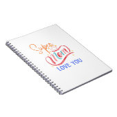 Libreta con espiral Super mom love you Notitieboek (Rechterzijde)