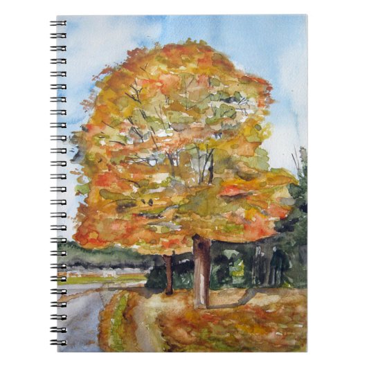 Libreta con Fælledparken en acuarela Notitieboek (Voorkant)
