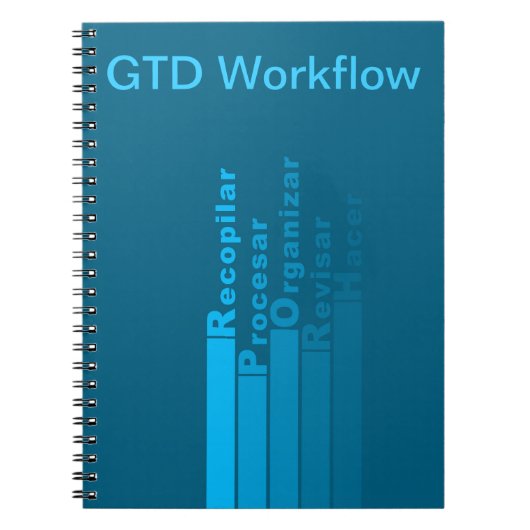 Libreta con flujo de trabajo GTD Notitieboek (Voorkant)
