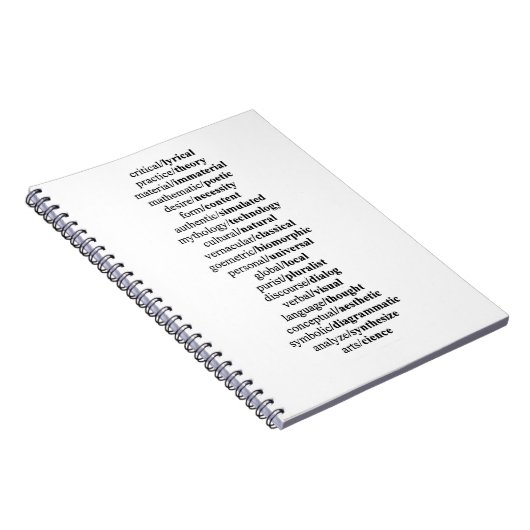 Libreta conceptos apuestos notitieboek (Rechterzijde)