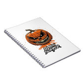 Libreta de Espiral de Halloween Pumpkin Slayer Notitieboek (Rechterzijde)
