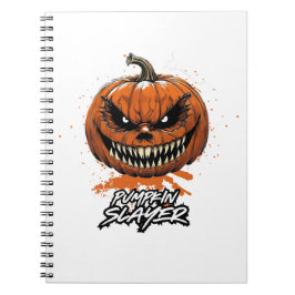 Libreta de Espiral de Halloween Pumpkin Slayer Notitieboek