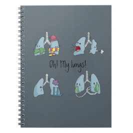 Libreta espiral: Oh! My Lungs! Notitieboek