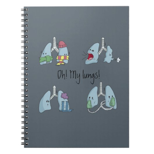Libreta espiral: Oh! My Lungs! Notitieboek (Voorkant)