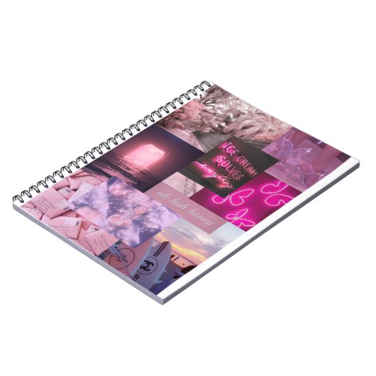 Libreta esthetische collage notitieboek (Linkerzijde)