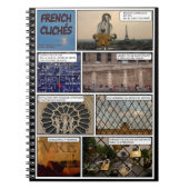 Libreta French Cliches fondo negro Notitieboek (Voorkant)