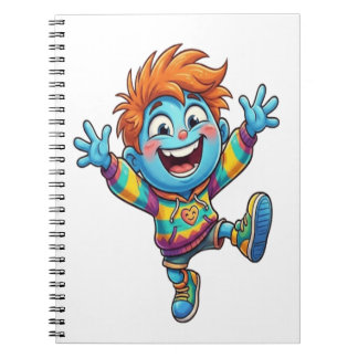 Libreta Inspiradora Niño Azul Feliz Notitieboek