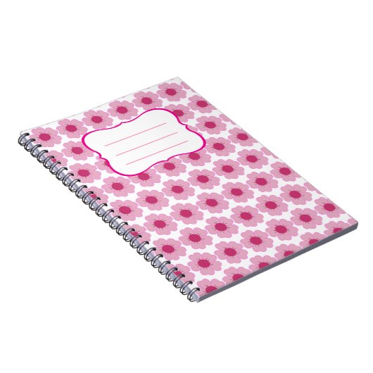 Libreta Pink Flor Notitieboek (Rechterzijde)