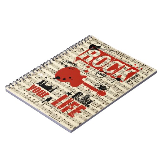 Libreta Rock je leven 2 Notitieboek (Linkerzijde)