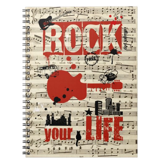 Libreta Rock je leven 2 Notitieboek (Voorkant)