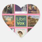 LibriVox GIRL. Hart Sticker (Voorkant)