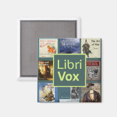 LibriVox Koelkastmagneet Magneet (Voorkant / Achterkant)