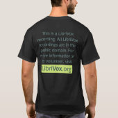 Librivox Recording T-shirt (Achterkant)
