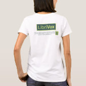 LibriVox Shirt - Style 1 (Achterkant)