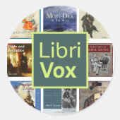 LibriVox Sticker Sheet (Voorkant)