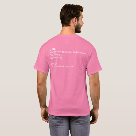 LibriVox T-shirt (Achterkant volledig)