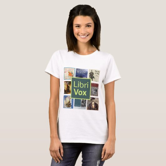 LibriVox T-shirt - Stijl 1 (Voorkant volledig)