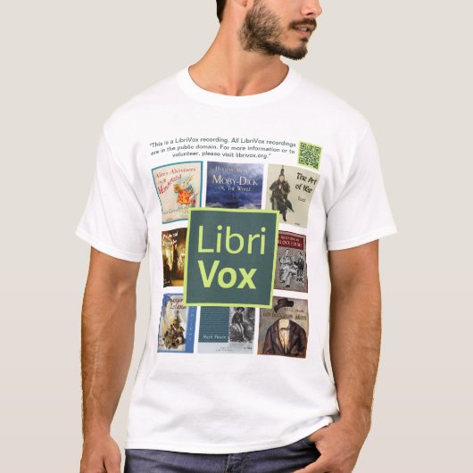 LibriVox T-shirt - Stijl 3 (Voorkant)