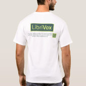 LibriVox T-shirt - Stijl 3 (Achterkant)