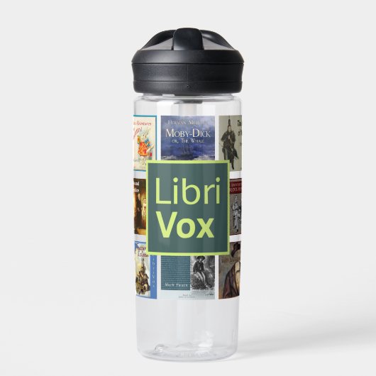 LibriVox waterfles (Voorkant)