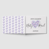 Libro de visitas en tonos lilas  gastenboek (Volledig)