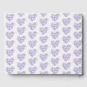 Libro de visitas en tonos lilas  gastenboek (Achterkant)