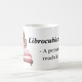 Librocubicularist Hond lezen in bed boek liefhebbe Koffiemok (Center)