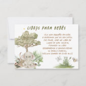 Libros para Bebés Baby shower Kaart (Voorkant)