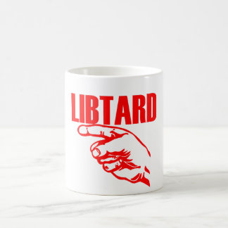 Libtard 11 oz Classic White Mok