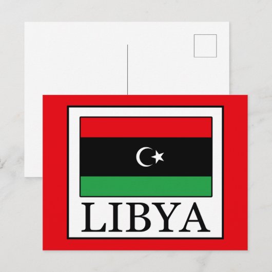Libya Briefkaart (Voorkant / Achterkant)