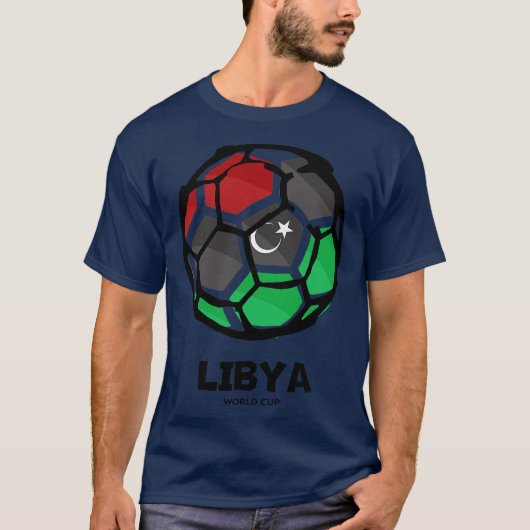Libya Country Flag T-shirt (Voorkant)
