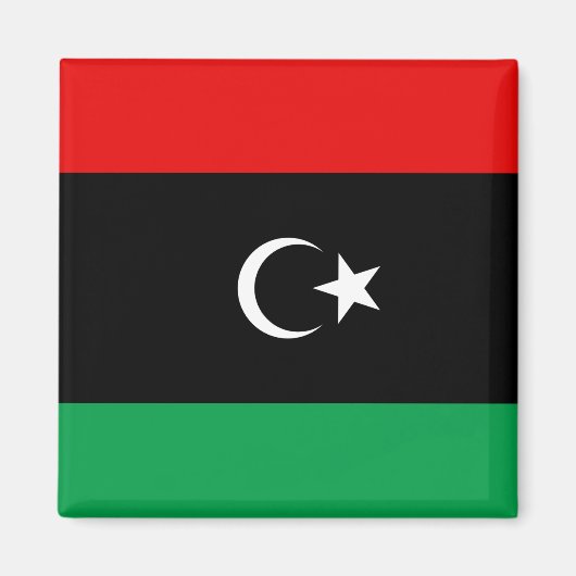 Libya Flag Magnet (Voorkant)