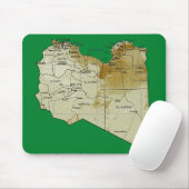 Libya Map Mousepad Muismat (Met muis)