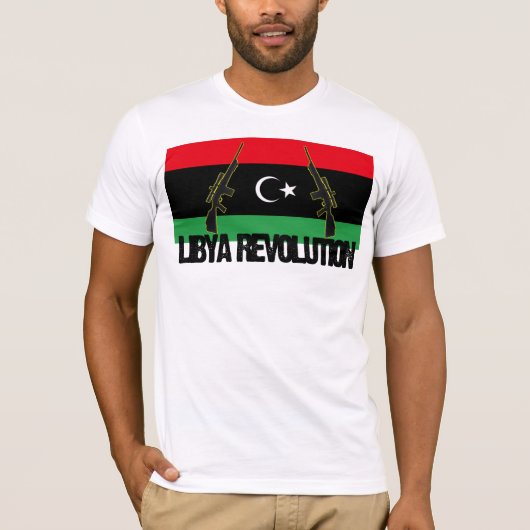 LIBYA REVOLUTION T-SHIRT (Voorkant)
