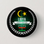 Libya Ronde Button 5,7 Cm (Voorkant)