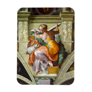 Libyan Sibyl door Michelangelo Magneet