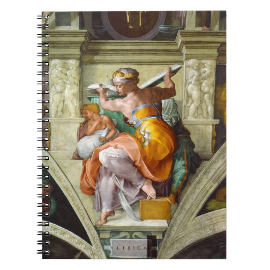 Libyan Sibyl door Michelangelo Notitieboek (Voorkant)