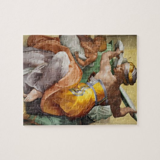 Libyan Sibyl, Sistine Chapel door Michelangelo Legpuzzel (Horizontaal)