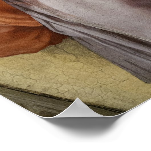 Libyan Sibyl, Sistine Chapel door Michelangelo Poster (Hoek)