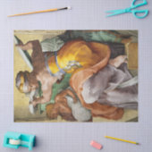 Libyan Sibyl, Sistine Chapel door Michelangelo Tissuepapier (Craft)