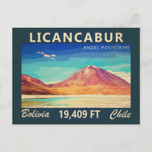Licancabur South America  Briefkaart